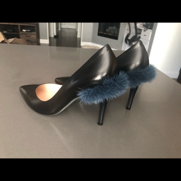 Fendi Pumps Black and Blue, Size:36 - Picture 9 of 16